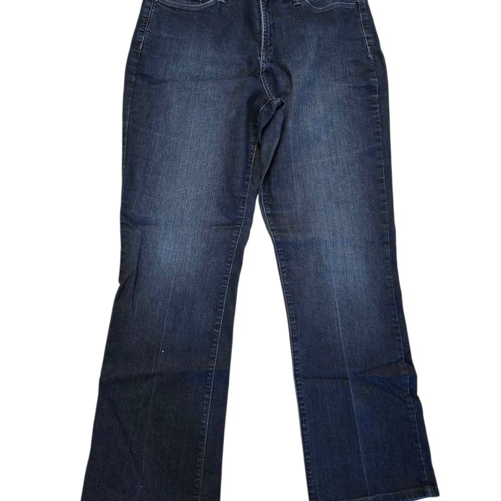 NYDJ Women's Blue Denim Bootcut Jeans Sz 12 Lift tuck technology